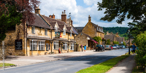 Broadway, a typical cotswold village, Gloucestershire, The Cotswolds, England, United Kingdom, Europe