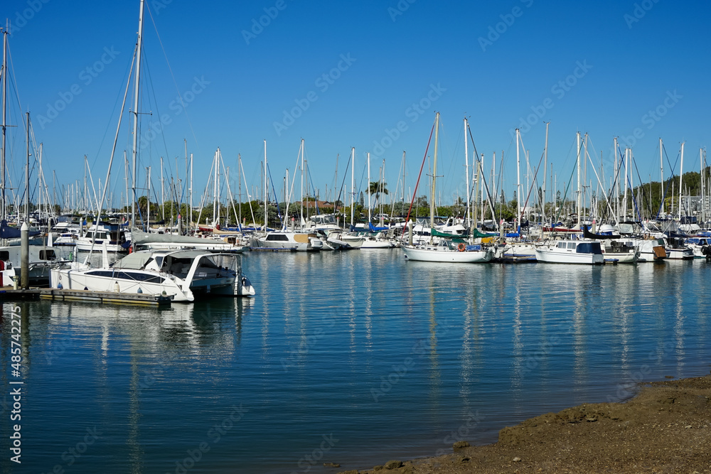 Boats in the marina at Manly Boat Harbour 