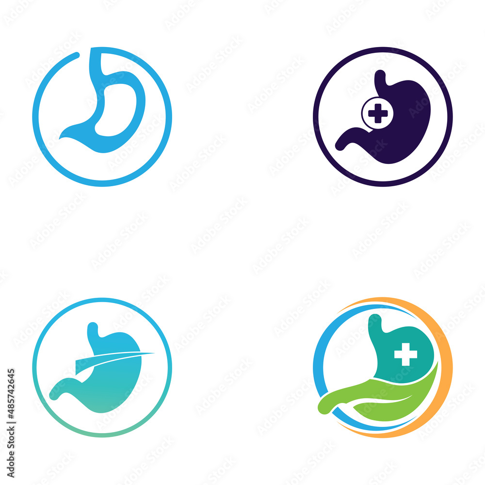 stomach health and stomach care logo design icon vector template stomach health and stomach care logo design icon vector template
