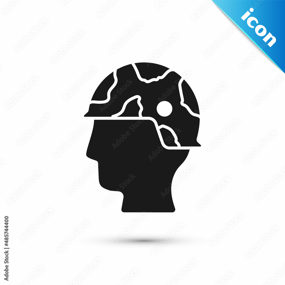 Grey Army soldier icon isolated on white background. Vector Grey Army soldier icon isolated on white background. Vector