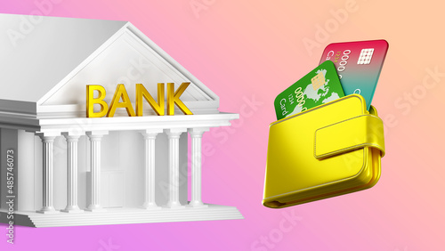 Banking services concept. B...