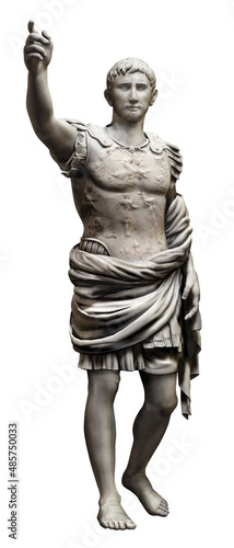 Canvas Print Roman fighter person statue