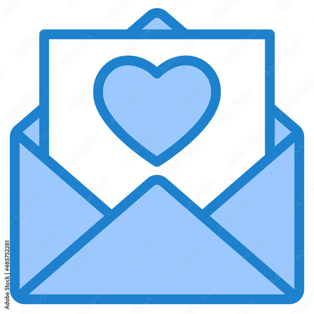 mail blue style icon mail blue style icon