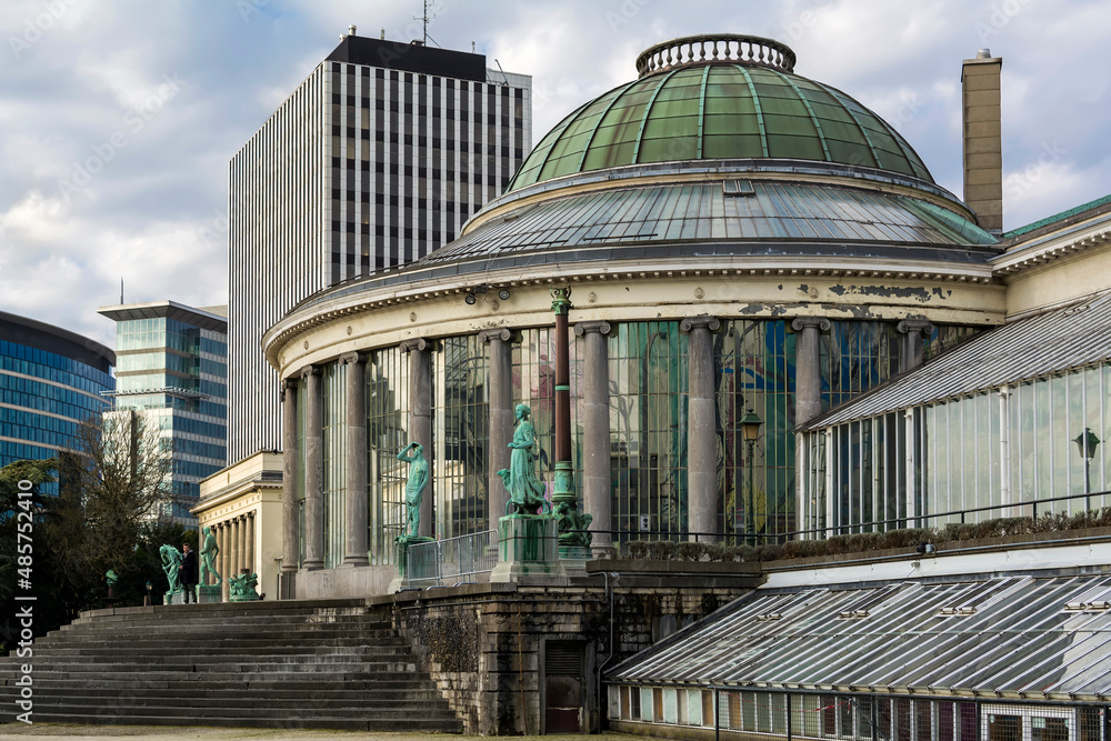 Botanical Garden of Brussels in Blgium. Its main building is a cultural complex and music venue known as Le Botanique. Botanical Garden of Brussels in Blgium. Its main building is a cultural complex and music venue known as Le Botanique.