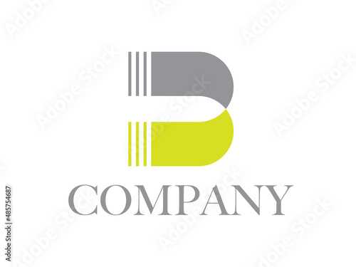 vector letter B logo for company.
