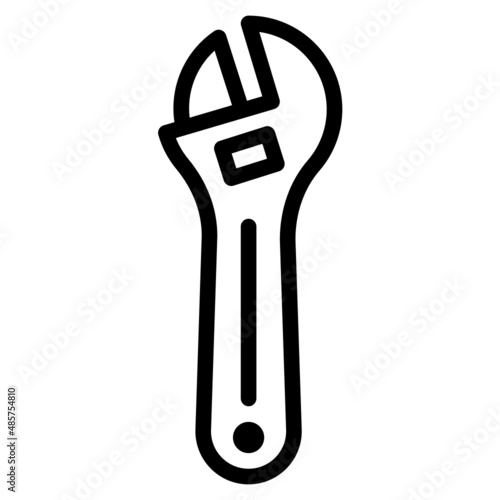 spanner line icon