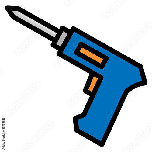 soldering line icon