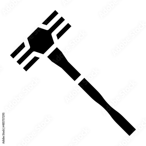 sledgehammer glyph icon