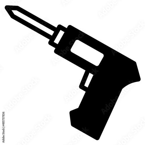 soldering glyph icon