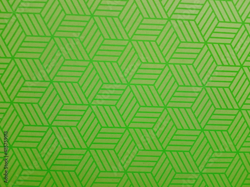 Top view, Abstract green geometric square texture background for web design or stockphoto, paint backdrop, illustration, paper card