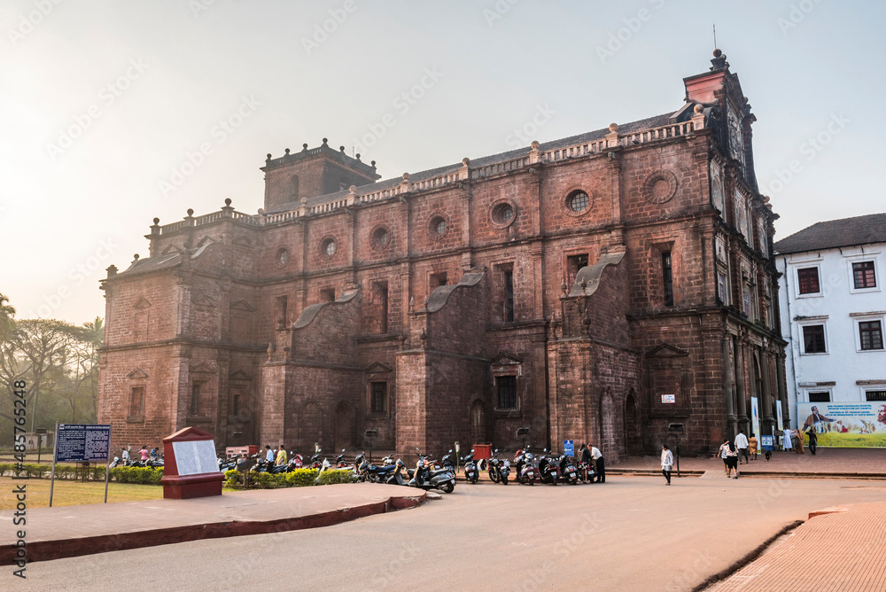 Basilica of Bom Jesus, UNESCO World Heritage Site in Old Goa, Goa, India - obrazy, fototapety, plakaty 