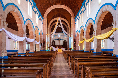 Church near Antsirabe, Vakinankaratra Region, Madagascar photo