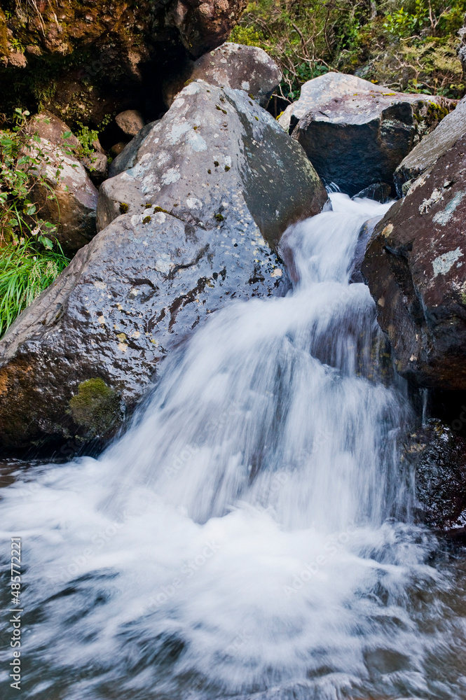 Small Waterfall in Tongariro National Park, North Island, New Zealand Small Waterfall in Tongariro National Park, North Island, New Zealand