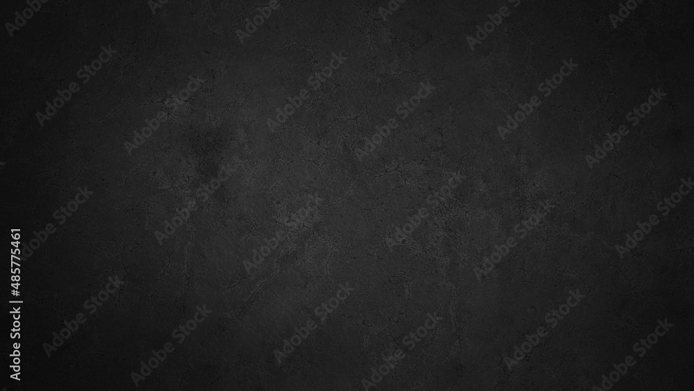 Stone black texture background. Dark cement, concrete grunge. Tile gray, Marble pattern, Wall background blank for design