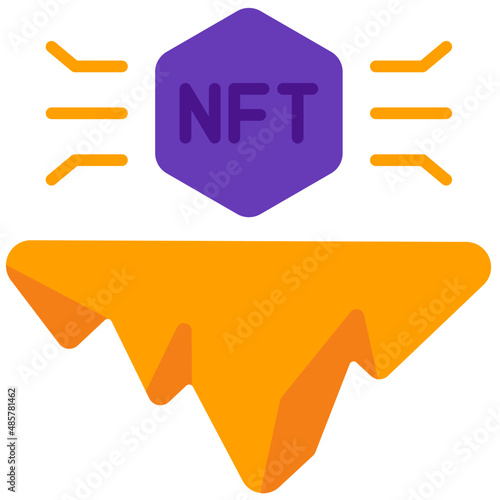 land flat icon