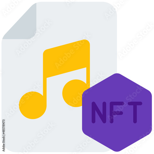music flat icon