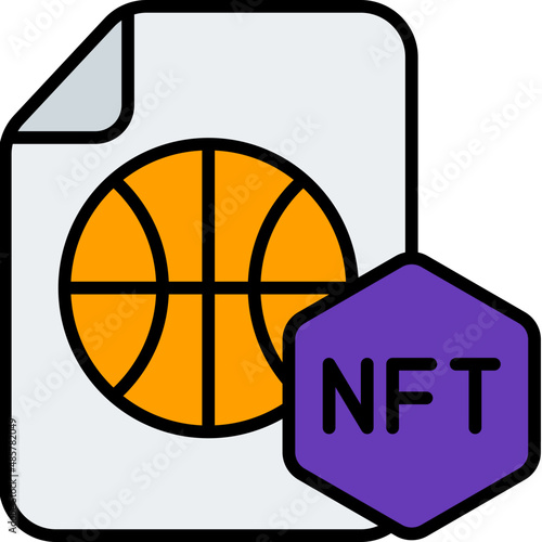 sport filled outline icon