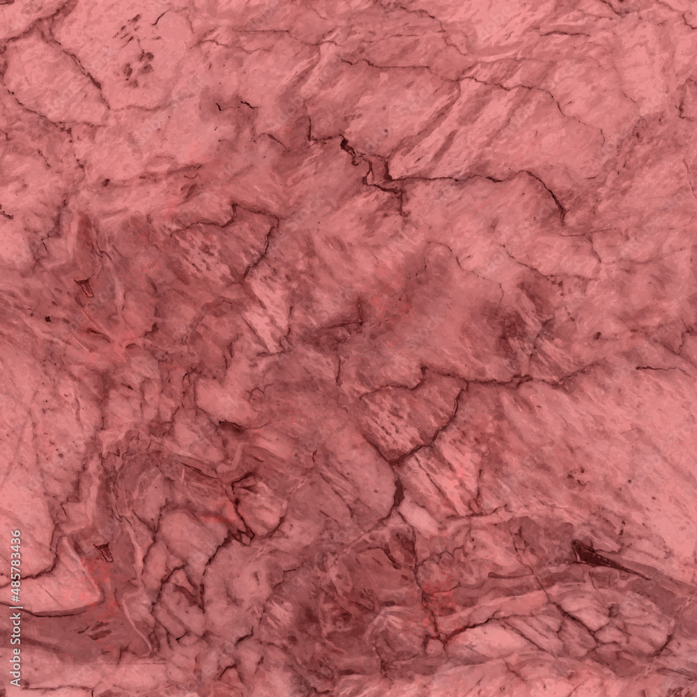 Pink marble veined stucco wallpaper wavy