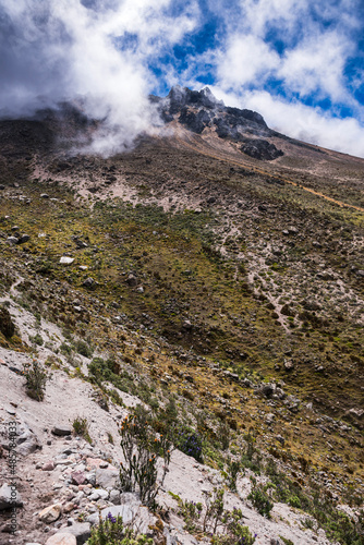 Illiniza Norte Volcano (one of the two Illinizas), Pichincha Province, Ecuador, South America