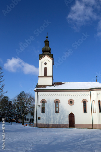 ORTHODOX CHURCH NEAR THE VILLAGE OF KOCELJEVA IN SERBIA