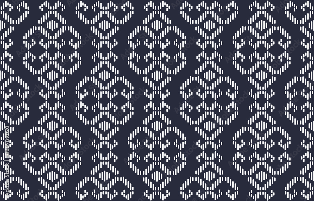Ethnic abstract background. Seamless pattern in tribal, folk embroidery, and Mexican style. Aztec geometric art ornament print.Design for carpet, wallpaper, clothing, wrapping, fabric, cover, textile
