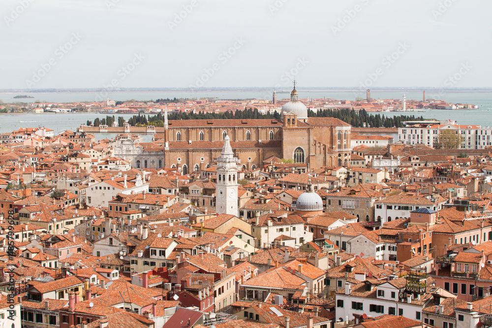 Blick über die Dächer von Venedig, Italien