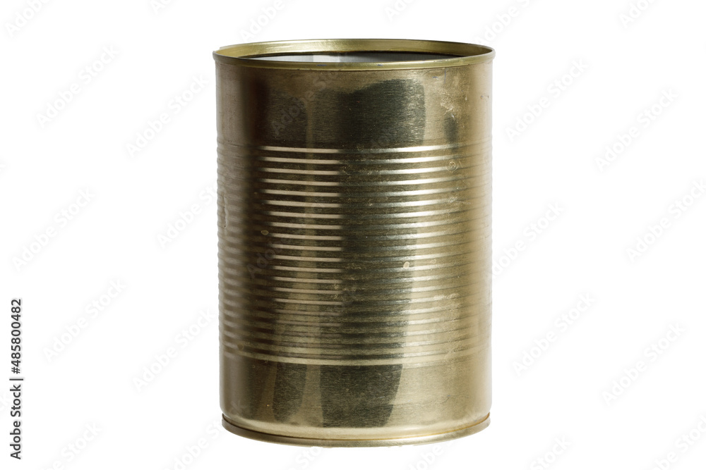 old aluminum can isolated on white background old aluminum can isolated on white background