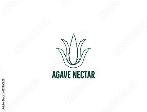 Agave nectar icon vector illustration 