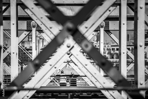 Hugerford and Golden Jubilee Bridge, London, England, United Kingdom photo