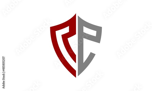 Free Download shield RE letter logo - GFXLoad