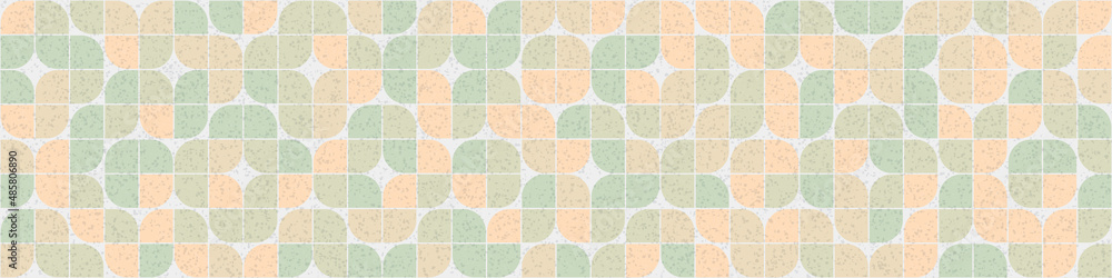 Fototapeta premium Abstract Geometric Pattern generative computational art illustration