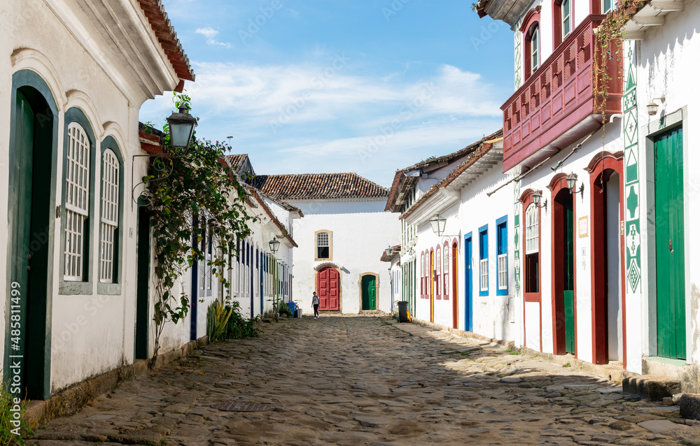 Colonial architecture of Paraty Brazil