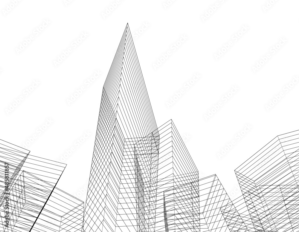 abstract architectural sketch abstract architectural sketch