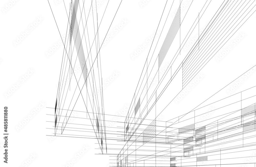 abstract architectural sketch abstract architectural sketch