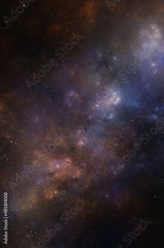 milky way galaxy on the night sky © andreiuc88