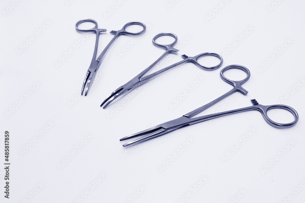 Artery Forceps Isolated on the white background Artery Forceps Isolated on the white background