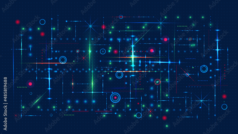 Abstract circuit board technology background in concept of technology, digital, science.