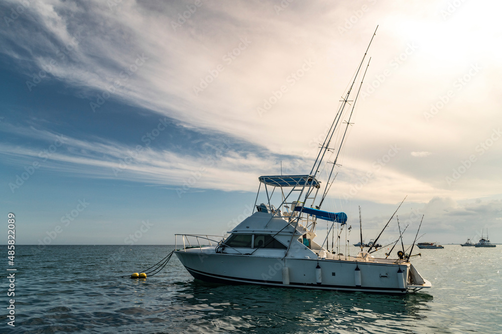 Deep sea game fishing boat at Watamu, Kilifi County, Kenya Deep sea game fishing boat at Watamu, Kilifi County, Kenya