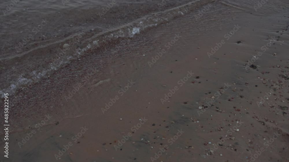 Soft wave of the sea, beach sand texture Soft wave of the sea, beach sand texture