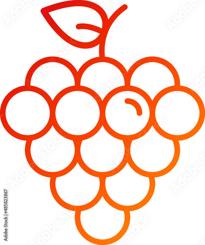 Grapes Icon Style