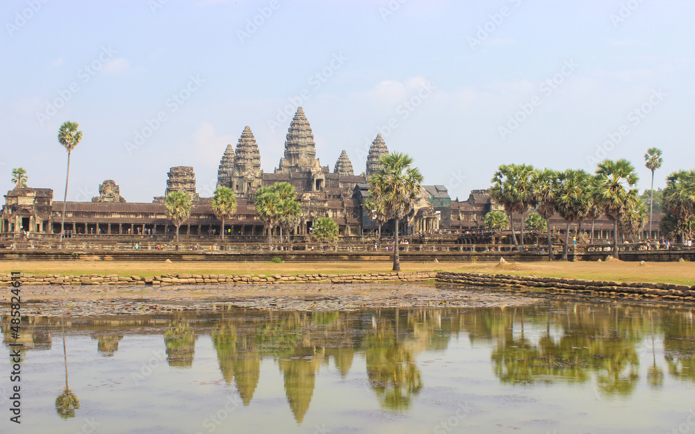 Obraz premium Angkor Thom, Siem Reap, a UNESCO World Heritage Site in Cambodia