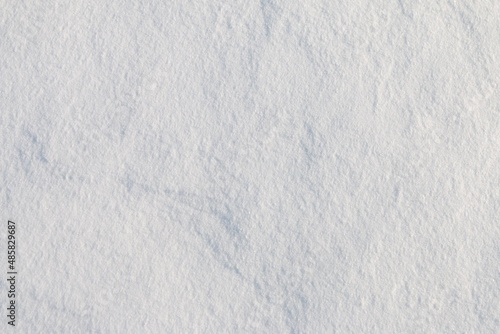 background, texture of white snow in winter © Александр Горшков