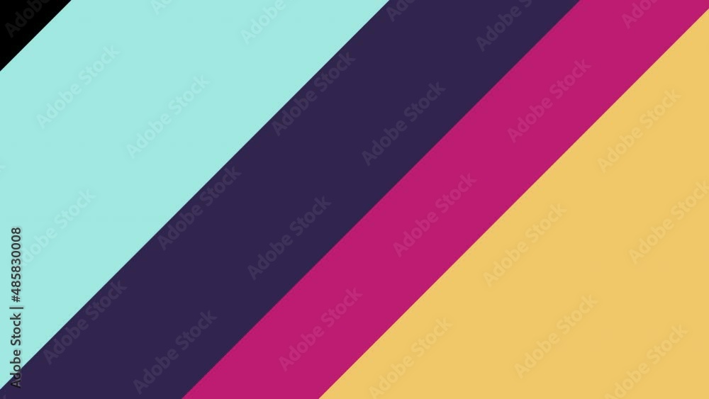 Colourful diagonal side wipe transition. Blue, pink and yellow animation with alpha channel Colourful diagonal side wipe transition. Blue, pink and yellow animation with alpha channel