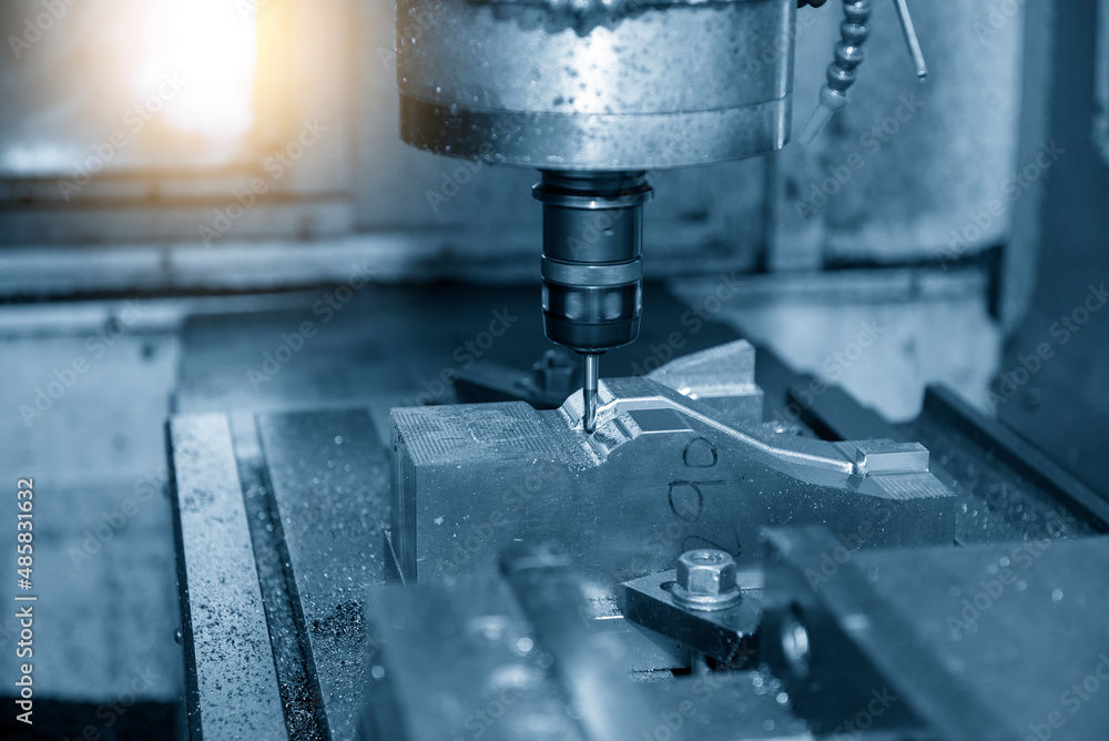 The press die manufacturing process by CNC milling machine with ball end mill tool. The press die manufacturing process by CNC milling machine with ball end mill tool.