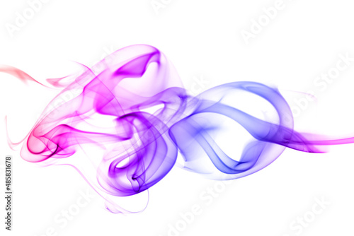 Colorful abstract rainbow smoke.
