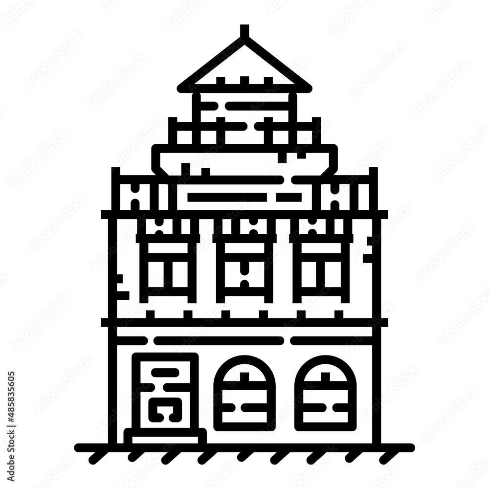 House Flat Icon Isolated On White Background House Flat Icon Isolated On White Background
