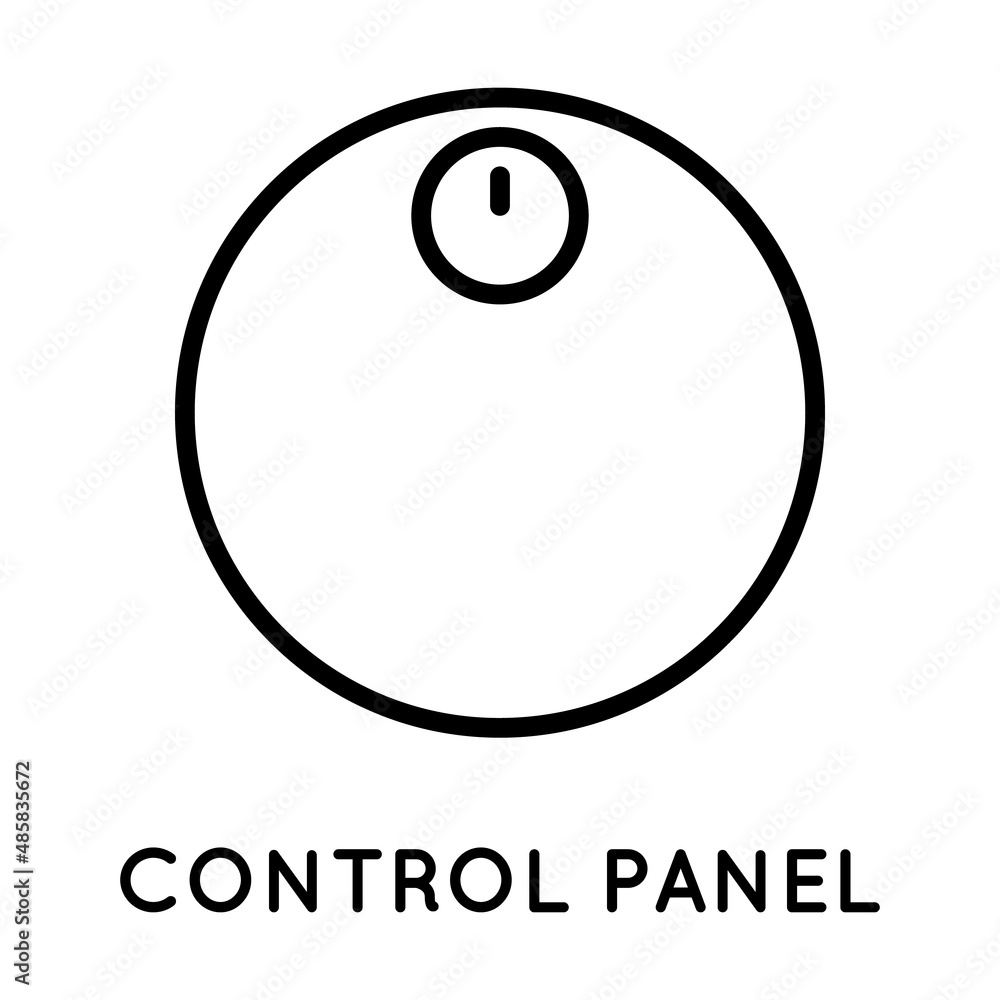 Selector icon, control panel controller. Vector icon for displaying volume, balance, power, mode. Vector sign in simple style isolated on white background. Selector icon, control panel controller. Vector icon for displaying volume, balance, power, mode. Vector sign in simple style isolated on white background.