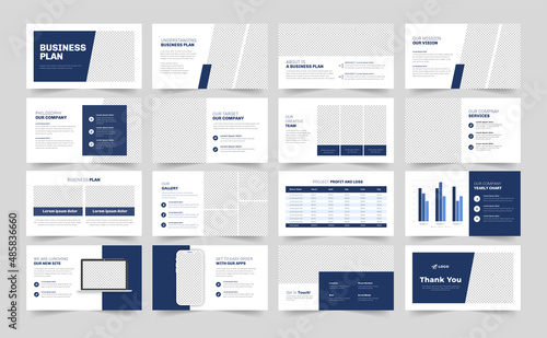 Business Plan Presentation Template Design