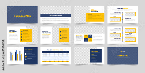 Business Plan PowerPoint Presentation and Company Plan PowerPoint Presentation Template