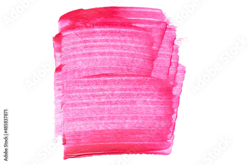 abstract acrylic watercolor paint brush stroke texture isolated on white background for logo and banner. design, creative, and illustration.